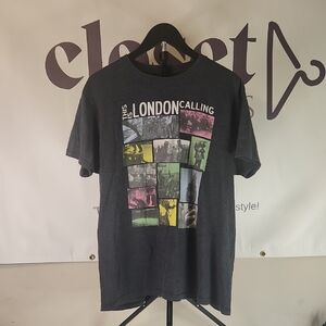 London Calling Graphic Tee - Charcoal
